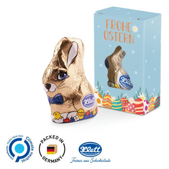 Osterhase Mini in Werbebox, zwei Sorten